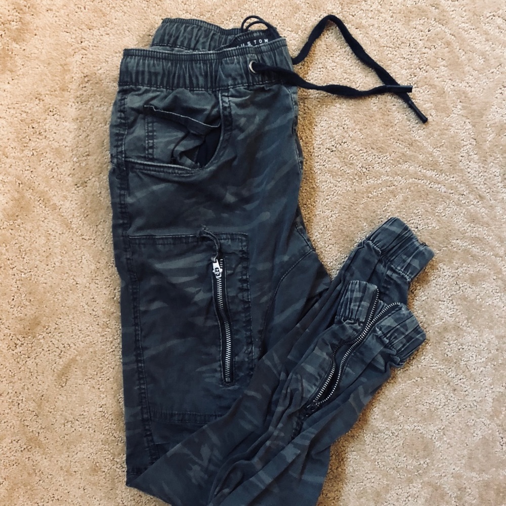 Cotton On Camo Zip Joggers (28”)